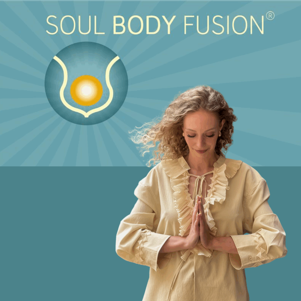 Beżowy Zielony i Różowy Plama Organiczny Post na Instagram – wyprzedaż Soul Body Fusion® – harmonia Duszy i Ciała
